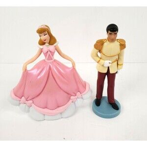 Disney Cinderella Collection Figures Cinderella  Prince Charming Cake Topper